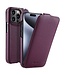 Melkco Paars Elegant Flipcover Hoesje voor de iPhone 15 Pro Max