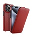 Melkco Rood Elegant Flipcover Hoesje voor de iPhone 15 Pro Max