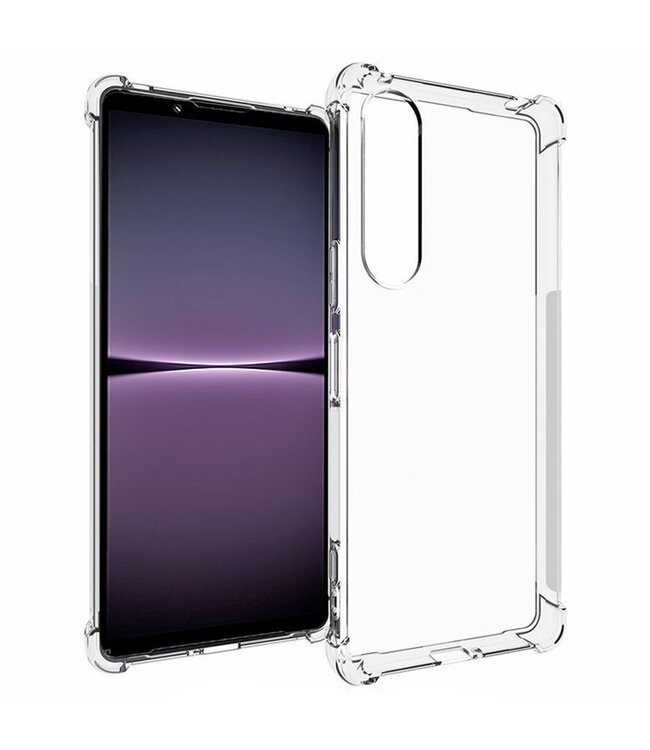 SoFetch Transparant Valbestendig TPU Hoesje voor de Sony Xperia 1 V