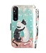 SoFetch  Kat Bookcase Hoesje voor de Sony Xperia 1 V