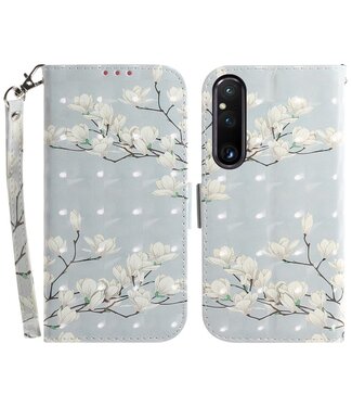 SoFetch Magnolia Bookcase Hoesje Sony Xperia 1 V