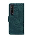 SoFetch Groen Tijger Bookcase Hoesje voor de Sony Xperia 1 V