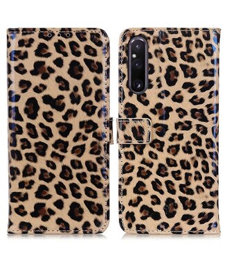 SoFetch Leopard Bookcase Hoesje Sony Xperia 1 V