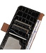 SoFetch Zwart Krokodillen Bookcase Hoesje voor de Sony Xperia 1 V