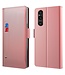 SoFetch Roze Pasjeshouder Bookcase Hoesje voor de Sony Xperia 1 V