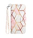 SoFetch Roze Geometrisch Bookcase Hoesje voor de Sony Xperia 1 V