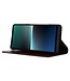 SoFetch Donkerbruin Glad Bookcase Hoesje voor de Sony Xperia 1 V
