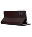 SoFetch Donkerbruin Glad Bookcase Hoesje voor de Sony Xperia 1 V