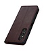SoFetch Donkerbruin Glad Bookcase Hoesje voor de Sony Xperia 1 V