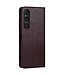 SoFetch Donkerbruin Glad Bookcase Hoesje voor de Sony Xperia 1 V