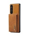 DG.Ming Bruin Portemonnee Bookcase Hoesje voor de Sony Xperia 1 V