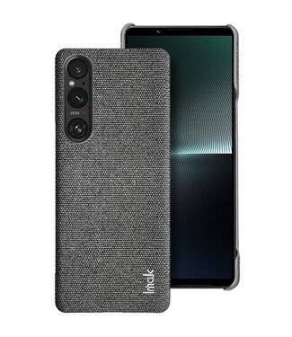 IMAK Grijs Stijlvol Hybride Hoesje Sony Xperia 1 V