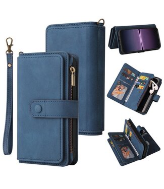 SoFetch Blauw Portemonnee Bookcase Hoesje Sony Xperia 1 V