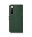 Khazneh Groen RFID Bookcase Hoesje voor de Sony Xperia 10 V