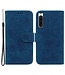 SoFetch Blauw Rozen Bookcase Hoesje met Polsbandje voor de Sony Xperia 10 V