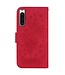 SoFetch Rood Rozen Bookcase Hoesje met Polsbandje voor de Sony Xperia 10 V