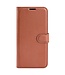 SoFetch Bruin Litchee Bookcase Hoesje voor de Sony Xperia 10 V