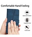 SoFetch Blauw Modern Bookcase Hoesje met Handriem voor de Sony Xperia 10 V
