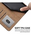 SoFetch Bruin Modern Bookcase Hoesje met Handriem voor de Sony Xperia 10 V
