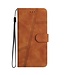 SoFetch Bruin Modern Bookcase Hoesje met Handriem voor de Sony Xperia 10 V