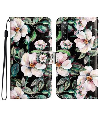 SoFetch Magnolia Bookcase Hoesje met Handriem Sony Xperia 10 V