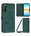 SoFetch Groen Pasjeshouder Bookcase Hoesje voor de Sony Xperia 10 V
