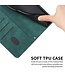SoFetch Groen Pasjeshouder Bookcase Hoesje voor de Sony Xperia 10 V