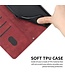 SoFetch Rood Pasjeshouder Bookcase Hoesje voor de Sony Xperia 10 V