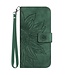 SoFetch Groen Zonnebloem Bookcase Hoesje voor de Sony Xperia 10 V