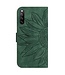 SoFetch Groen Zonnebloem Bookcase Hoesje voor de Sony Xperia 10 V