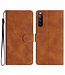 SoFetch Bruin Vlinders Bookcase Hoesje voor de Sony Xperia 10 V