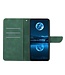 SoFetch Groen Geometrisch Bookcase Hoesje voor de Sony Xperia 10 V