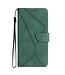 SoFetch Groen Geometrisch Bookcase Hoesje voor de Sony Xperia 10 V