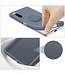 SoFetch Blauw Ring Houder Siliconen Hoesje voor de Sony Xperia 10 V