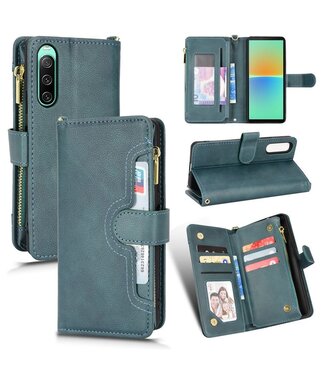 SoFetch Hemelsblauw Portemonnee Bookcase Hoesje Sony Xperia 10 V