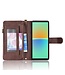 SoFetch Bruin Portemonnee Bookcase Hoesje voor de Sony Xperia 10 V