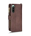 SoFetch Bruin Portemonnee Bookcase Hoesje voor de Sony Xperia 10 V