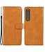 SoFetch Geel Bookcase Hoesje met Handriem voor de Sony Xperia 10 V