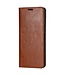 SoFetch Bruin Glad Bookcase Hoesje voor de Sony Xperia 10 V