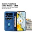 SoFetch Donkerblauw Lily Bookcase Hoesje met Handriem voor de Sony Xperia 10 V