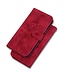 SoFetch Rood Lily Bookcase Hoesje met Handriem voor de Sony Xperia 10 V