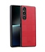 Vili Rood Geweven Hybride Hoesje voor de Sony Xperia 10 V