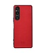 Vili Rood Geweven Hybride Hoesje voor de Sony Xperia 10 V