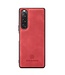 DG.Ming Rood Elegant Hybride Hoesje voor de Sony Xperia 10 V