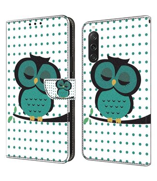 SoFetch Uil Bookcase Hoesje Sony Xperia 10 V