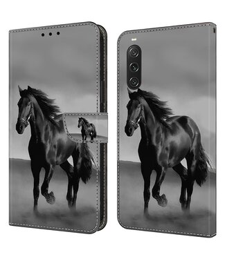 SoFetch Paard Bookcase Hoesje Sony Xperia 10 V