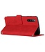 SoFetch Rood Smile Bookcase Hoesje met Handriem voor de Sony Xperia 10 V