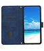 SoFetch Blauw Smile Bookcase Hoesje met Handriem voor de Sony Xperia 10 V
