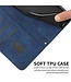 SoFetch Blauw Smile Bookcase Hoesje met Handriem voor de Sony Xperia 10 V