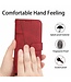 SoFetch Rood Bookcase Hoesje met Handriem voor de Sony Xperia 10 V